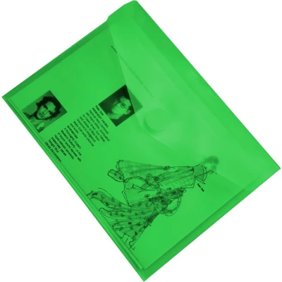 Afbeelding van EXXO HFP #90836 A6 Documentenmap Landschap model Klitsluiting Groen 10 stuks (1 pak @ stuks)