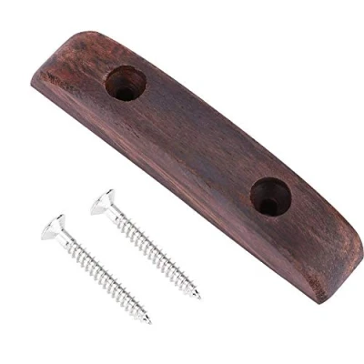 Afbeelding van Bassgitarre Daumenauflage Fingerauflage Palisander Abnehmbare mit Befestigungsschrauben