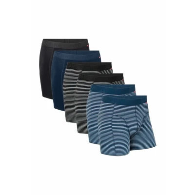 Afbeelding van Danish Endurance 6PACK Onderbroeken, Heren, Maat: Medium, black stripe navy