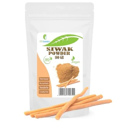 Afbeelding van Siwak (Miswak) Poeder, salvarado persica, 100% Alleen Miswak (siwak) Poeder Tandverzorging Natuurlijke Tandpasta Tanden bleken Mondverzorging 100 gr