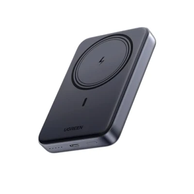 Afbeelding van UGREEN Nexode draadloze powerbank 10000 mAh magnetische met USB C snellaadfunctie, externe batterij MagSafe compatibel iPhone 15 Pro Max/Pro/15/14 Max/Pro/13 (zwart)