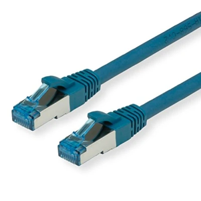 Afbeelding van VALUE Patchkabel Kat.6A (Class EA) S/FTP (PiMF), LSOH, blauw, 5 m