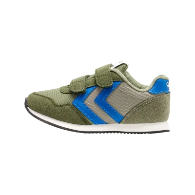 Afbeelding van Hummel Relfex Double JR Sneakers laag voor kinderen, Maat: 26, Capulet olive Mesh
