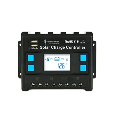 Afbeelding van solartronics laadregelaar 12V/24V blauw 20A 30A 40A 50A 60A fotovoltaïsche zonne Solar PV (20A)
