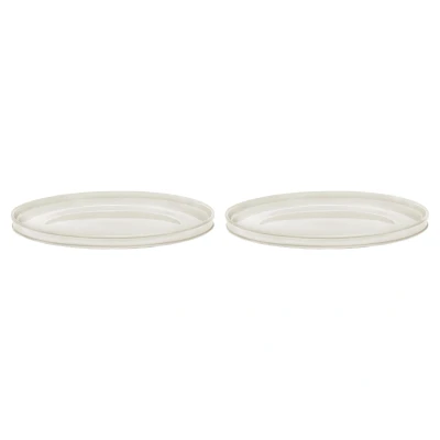 Afbeelding van SERAX Kelly Wearstler Dune Dinerbord Ø 28 cm 2 st. Alabaster