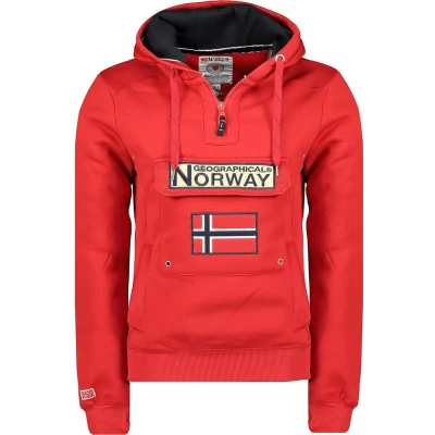Afbeelding van Geographical Norway Hoodie / Pullover Gymclass Men Hz 100 Db Bs Red S