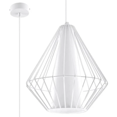 Afbeelding van Sollux Lighting Hanglamp DEMI wit
