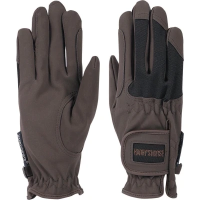 Afbeelding van Harry&#039;s Horse Handschoenen domy/mesh XXL Bruin