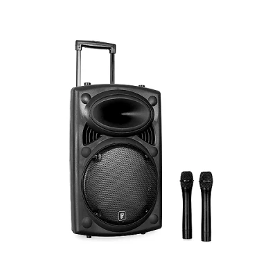 Afbeelding van Qtx QR15PA Mobiele speaker 15&quot; 800W USB/SD/VHF