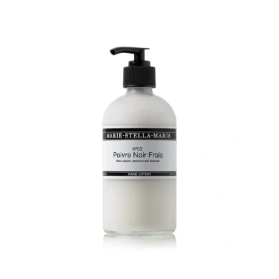 Afbeelding van Marie Stella Maris No.03 Poivre Noir Frais handlotion 250 ml Wit