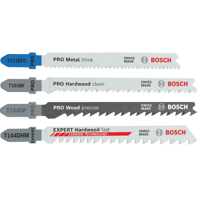 Afbeelding van Bosch Accessoires Set Decoupeerzagen voor hout en Metaal 15 stuks 2607011437