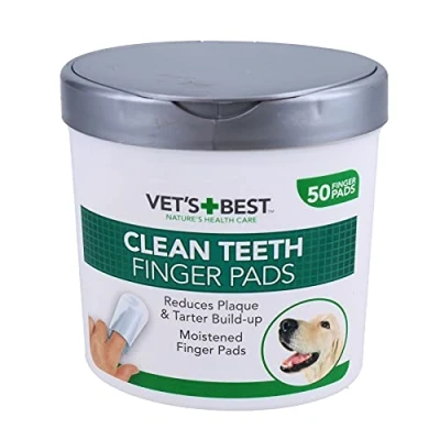 Afbeelding van AB Tools 50PK Hond Huisdier Tanden Tand Reiniging Vinger Pads Doekjes Plaque Tandsteen Remover