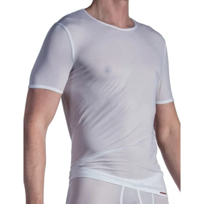Afbeelding van Olaf Benz Heren onderhemd RED1201 T shirt, wit (white 1000), M