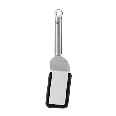 Afbeelding van Rosle Spatel Round RVS / Siliconen 26 cm Breed