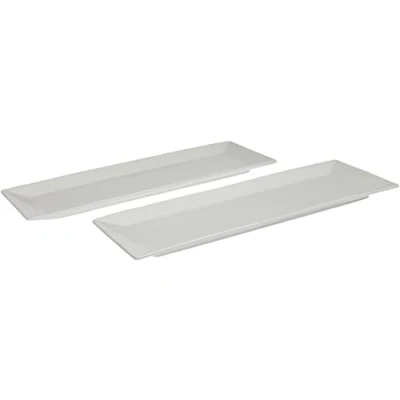Afbeelding van MÄSER, Trendy Line Serie, rechthoekige plaat, 38 x 13 cm, 2 delige set