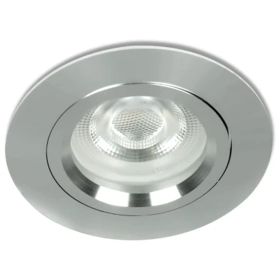 Afbeelding van LED Mini inbouwspot Troy Rond RVS Look Extra Warm Wit Niet Dimbaar 3.4W Integral