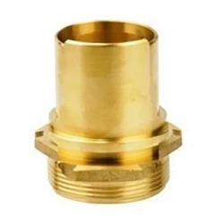 Afbeelding van Tankwagenkoppeling Slangtule Messing 75mm x 3&quot; buitendraad