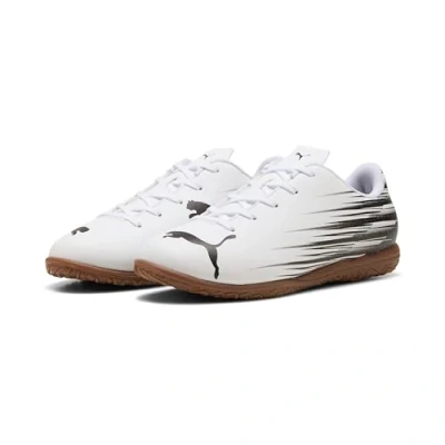 Afbeelding van Puma Unisex Kids Attacanto Ii It Jr voetbalschoen, White Zwart, 38.5 EU