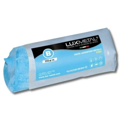 Afbeelding van Schuurpasta Lux Metal B Blauw Fine 350 gram polijsten en reinigen aluminium roestvrij staal messing koper brons ijzer chroom