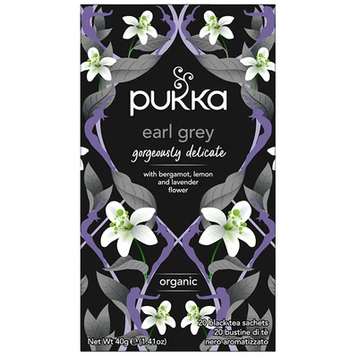 Afbeelding van Thee Pukka gorgeous earl grey 20 zakjes