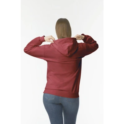 Afbeelding van Sweatshirt Unisex XXL Gildan Lange mouw Maroon 80% Katoen, 20% Polyester