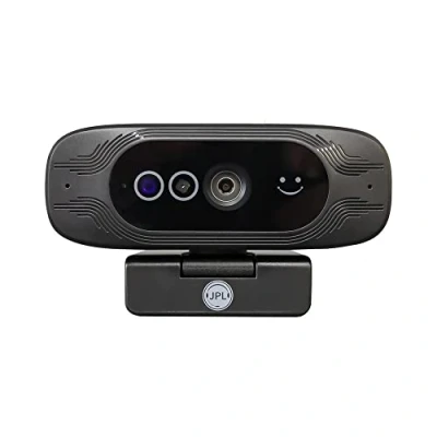 Afbeelding van JPL Webcam, Vision Access, Plug &amp; Play, 1080p, HD, Windows Hello compatibel, ingebouwde privacylenshoes, USB A naar C adapter inbegrepen (ideaal voor gebruik waar kantoorbeveiliging essentieel is)