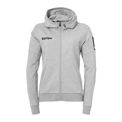 Afbeelding van Kempa Sweater met rits, Dames, Maat: XXL, Grau melange