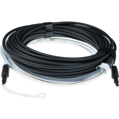 Afbeelding van ACT RL4312 Prefab Glasvezel Multimode 50/125 OM4 Indoor/Outdoor Kabel 8 voudig LC connectoren 120 meter