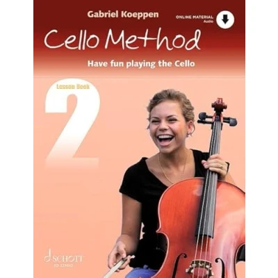 Afbeelding van Cello Method: Lesson Book 2: Have fun playing the cello. Livre 2. Méthode.