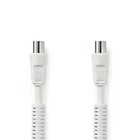 Afbeelding van Coaxkabel 100 dB IEC (Coax) Male Female 2,0 m Wit Nedis