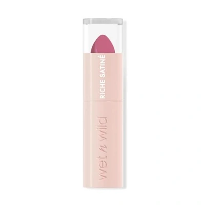 Afbeelding van Wet n Wild Rich Satin Lip Color, Langhoudende Lipstick met Satijnfinish, Hydraterende Niet Drogende Formule en Rijk Gepigmenteerd Fluweelzachte Textuur, One in a Milli Melon