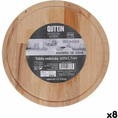 Afbeelding van Dienblad Quttin Rond Ø 30 x 1,7 cm (8 Stuks)