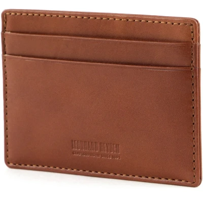 Afbeelding van LEONHARD HEYDEN Leren Kaarthouder Cambridge Card Case Cognac Bruine