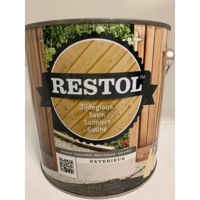 Afbeelding van Restol Houtolie Zijdeglans Parelwit 2,5 liter
