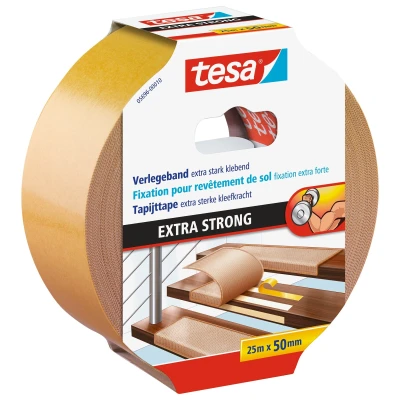 Afbeelding van tesa EXTRA STRONG 05696 00010 11 Bevestigingstape Oranje (l x b) 25 m 50 mm 1 stuk(s)