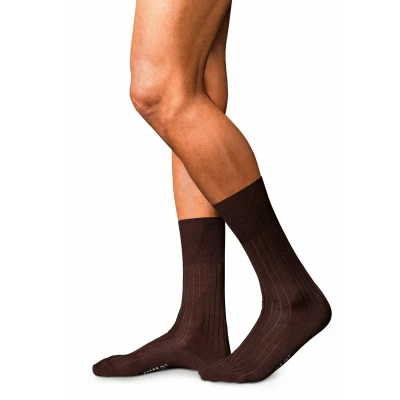 Afbeelding van Falke NO. 2 Finest Cashmere Luxury LINE Sokken, Heren, Maat: 39/40, Brown