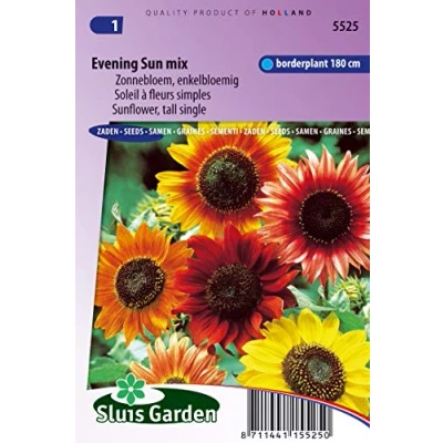 Afbeelding van Sluis Garden Zonnebloem Avondzon mix (Helianthus)