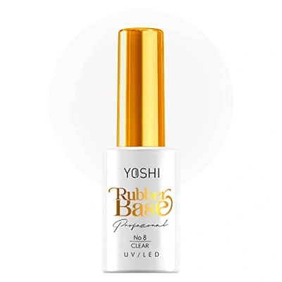 Afbeelding van Yoshi Rubber base 10 ml rubberen basis voor nagels nagelbasis uv nagellak duurzame professionele builder elastische nagelprimer transparant