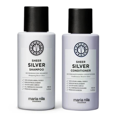 Afbeelding van Maria Nila Sheer Silver Duo Travelsize 100ml +
