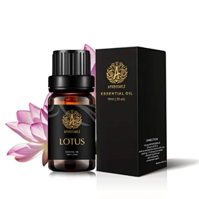 Afbeelding van aromatherapie lotus etherische olie voor diffuser, 100% pure geur massage, thuis, 10 ml lotusolie kaarsen maken
