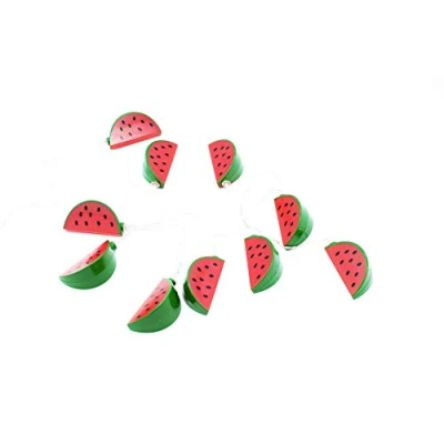 Afbeelding van HEITMANN DECO LED Fairy Lights Watermeloenen Rood/Groen ca. 100 cm, 10 stuks.