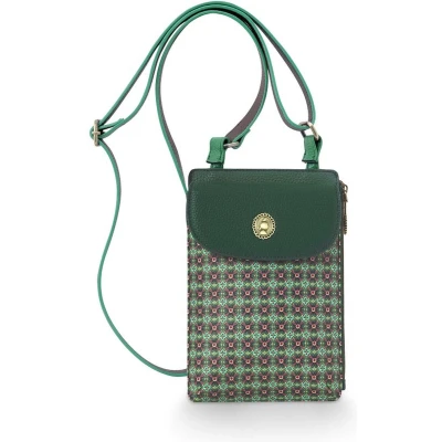 Afbeelding van Telefoontas Pip Studio Clover Phone Bag Green
