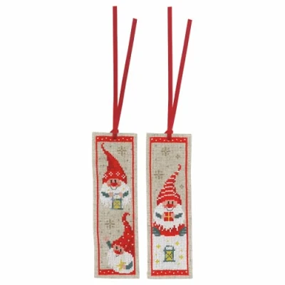 Afbeelding van Vervaco Kerstkabouters set van 2 Bladwijzer PN 0185073