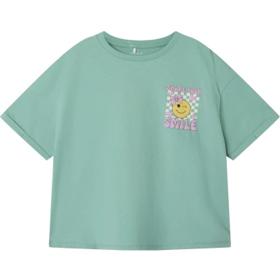 Afbeelding van Name it BOXY FIT Tshirt print voor kinderen, Maat: 122/128, Wasabi