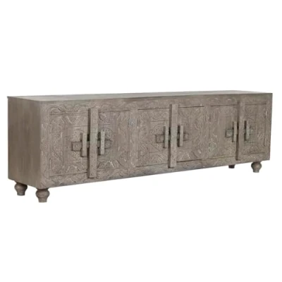 Afbeelding van Home ESPRIT TV kast, lichtbruin, 200 x 40 61 cm