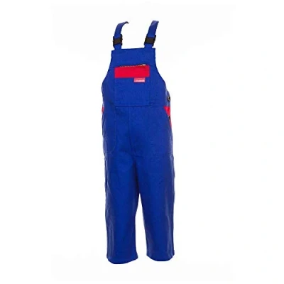 Afbeelding van Planam Maat 98/104 Junior kindertuinbroek BW korenblauw rood model 0164