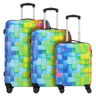 Afbeelding van Nowi Santa CRUZ 4 Rollen SET 3TEILIG Kofferset, Maat: One Size, Bunt