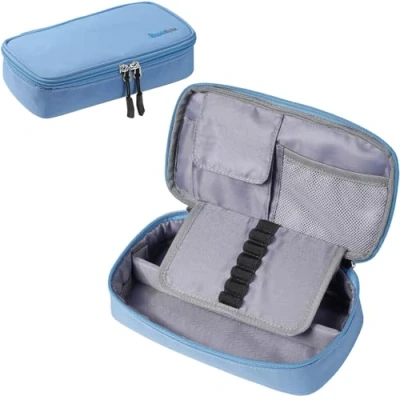 Afbeelding van SharkByte Potlood CASE Style 002, Zacht blauw, Tas Organizer