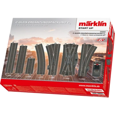 Afbeelding van Märklin C rail uitbreidingsset C5