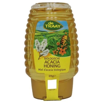Afbeelding van De Traay Acaciahoning EKO Knijpfles 365GR